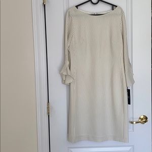 Striped white Karl lagerfield dress